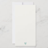 INVITATION DE FÊTE DE MARIAGE À L'AQUARELLE SUR LE (Dos)