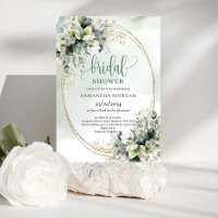 Invitation de Fête de Mariage Bohème Chic en Or