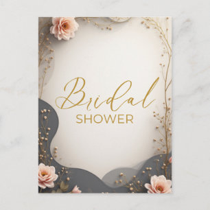 Invitation de Fête de Mariage Bohème Florale