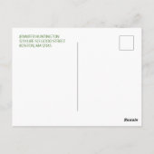 Invitation de Fête de Mariage Bohème pour Brunch & (Dos)