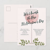 Invitation de fête de mariage de la Saint-Valentin (Devant / Derrière)