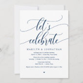 Invitation de fête de mariage en fuite, célébrons (Devant)