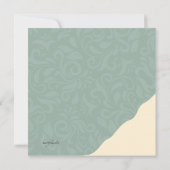Invitation de fête de mariage époustouflante (Dos)