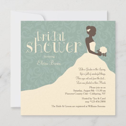 Invitation de fête de mariage époustouflante (Devant)