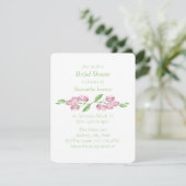 Invitation de Fête de Mariage Fleur de Cerisier (Debout devant)