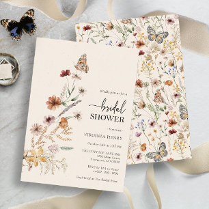 Invitation de Fête de Mariage Floral Boho