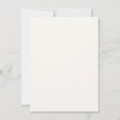 Invitation de Fête de Mariage Gâteau Fleur en Dent (Dos)