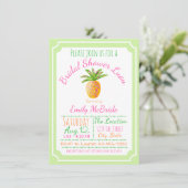 Invitation de Fête de Mariage Luau Ananas (Debout devant)