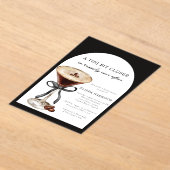 Invitation de Fête de Mariage Martini Tini Un Peu (Poser)