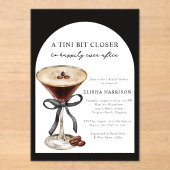 Invitation de Fête de Mariage Martini Tini Un Peu (Recto)