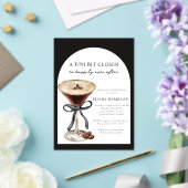 Invitation de Fête de Mariage Martini Tini Un Peu (Insitu (Mariage))