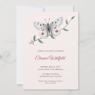 Invitation de Fête de Mariage Papillon Apollon