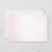 Invitation de Fête de Mariage Petals, Pearls & Pro (Dos)
