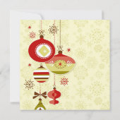 Invitation de fête de Noël (Dos)