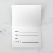 INVITATION de fête de Noël (Intérieur)