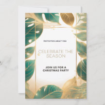 Invitation de fête de Noël