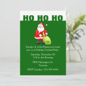 Invitation de fête de Noël (Debout devant)