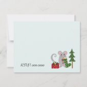 Invitation de fête de Noël (Dos)