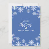 Invitation de fête de Noël 5" x 7" Foil Invitation (Dos)