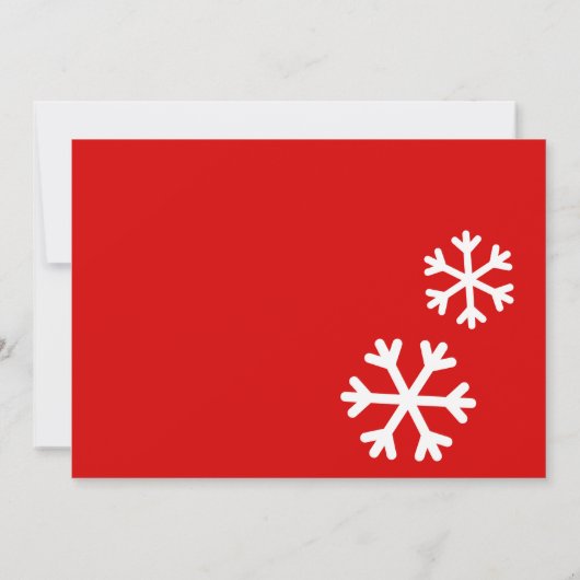 Invitation de fête de Noël d'échange (Dos)