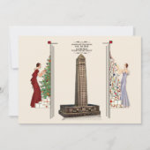 Invitation de fête de Noël d'ingénierie de Strom (Devant)