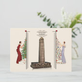 Invitation de fête de Noël d'ingénierie de Strom (Debout devant)