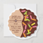 Invitation de fête de Noël Échange de biscuits (Dos)