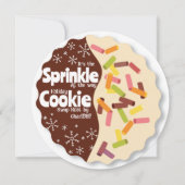 Invitation de fête de Noël Échange de biscuits (Devant)