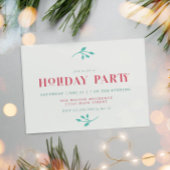 Invitation de fête de Noël Invitation