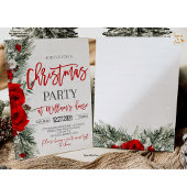 Invitation de fête de Noël Invitation de fête de N