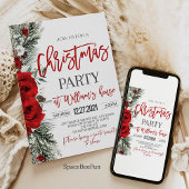 Invitation de fête de Noël Invitation de fête de N