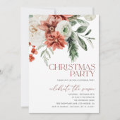 Invitation de fête de Noël, Invitation de vacances (Devant)