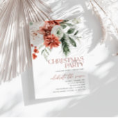 Invitation de fête de Noël, Invitation de vacances