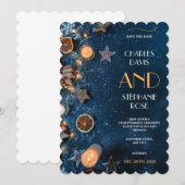 Invitation de fête de Noël, Invitations de Noël (Devant / Derrière)