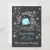 Invitation de fête de Noël moche (Devant)