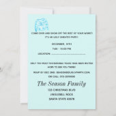 Invitation de fête de Noël moche (Dos)