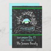 Invitation de fête de Noël moche (Devant / Derrière)