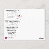 Invitation de fête de Noël moche (Dos)