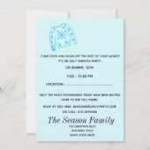 Invitation de fête de Noël moche (Dos)