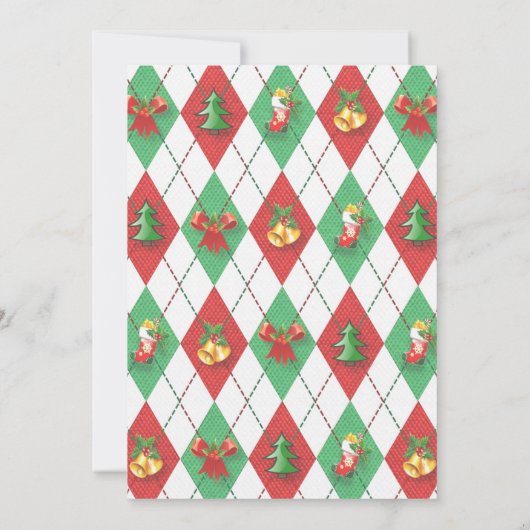 Invitation de fête de Noël moche (Dos)