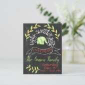 Invitation de fête de Noël moche (Debout devant)