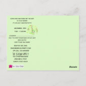 Invitation de fête de Noël moche (Dos)