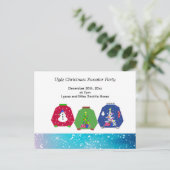 Invitation de fête de Noël moche (Debout devant)