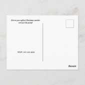 Invitation de fête de Noël moche (Dos)