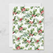 Invitation de fête de Noël moche (Dos)