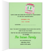 Invitation de fête de Noël moche (Intérieur (Droit))
