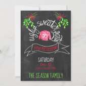 Invitation de fête de Noël moche (Devant)