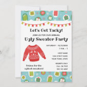 Invitation de fête de Noël moche (Devant)