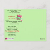 Invitation de fête de Noël moche (Dos)