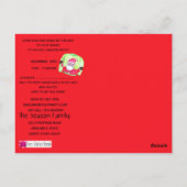 Invitation de fête de Noël moche (Dos)